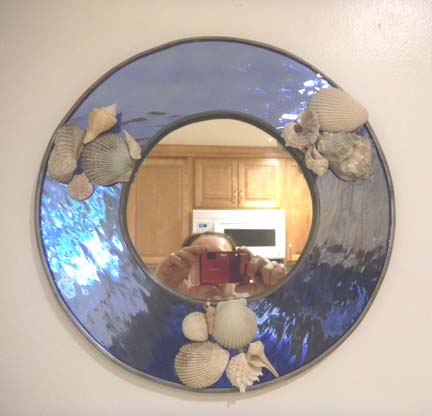 mirror with shells
