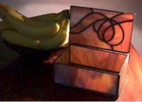 stained glass box