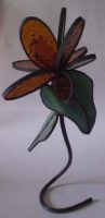 stained glass flower