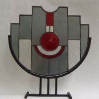 Stained glass stand