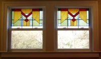 kitchen stained glass windows