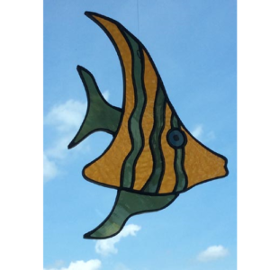 stained glass fish
